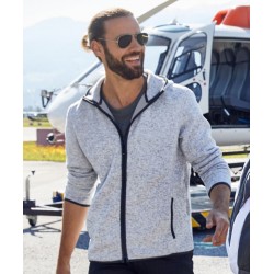 Moška pletena flis jopica JN